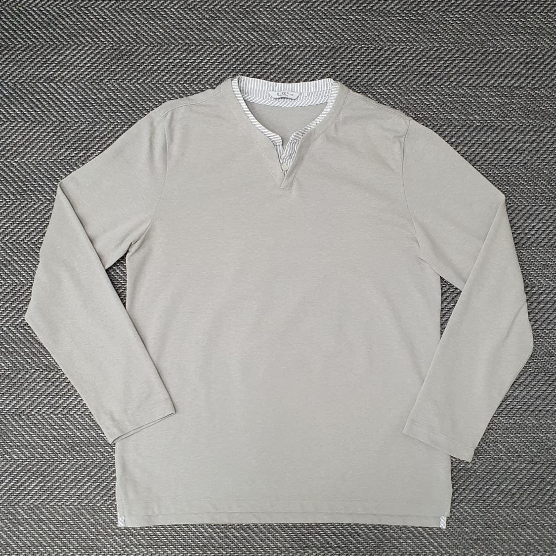 올젠 간절기 긴팔티 남자105~110 상품이미지1