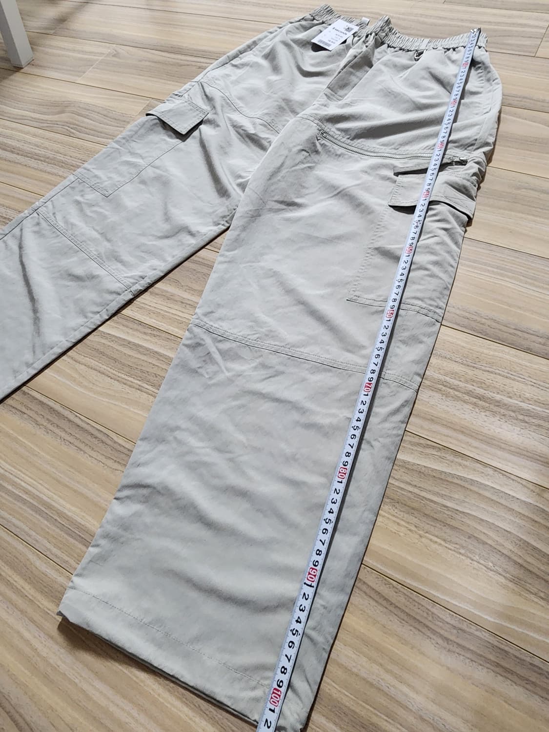 에잇세컨즈카고나일론밴딩팬츠m사이즈아이보리 상품이미지5