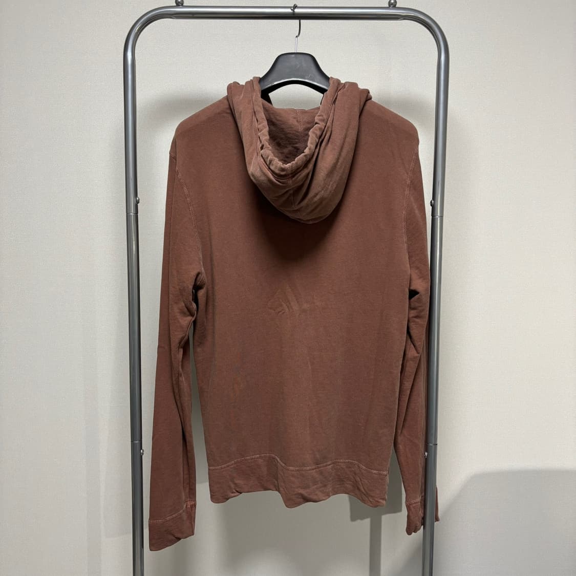 3) james perse 제임스펄스 프렌치 테리 후드 집업 브라운 상품이미지4