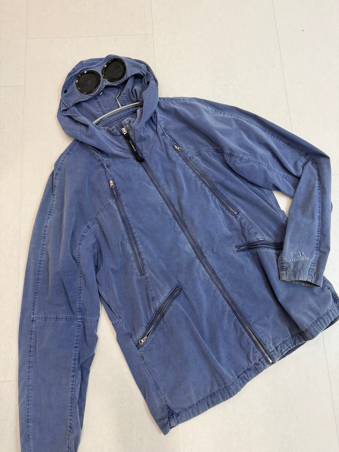 10‘s CP컴퍼니 데님블루 고글자켓 XL 상품이미지1