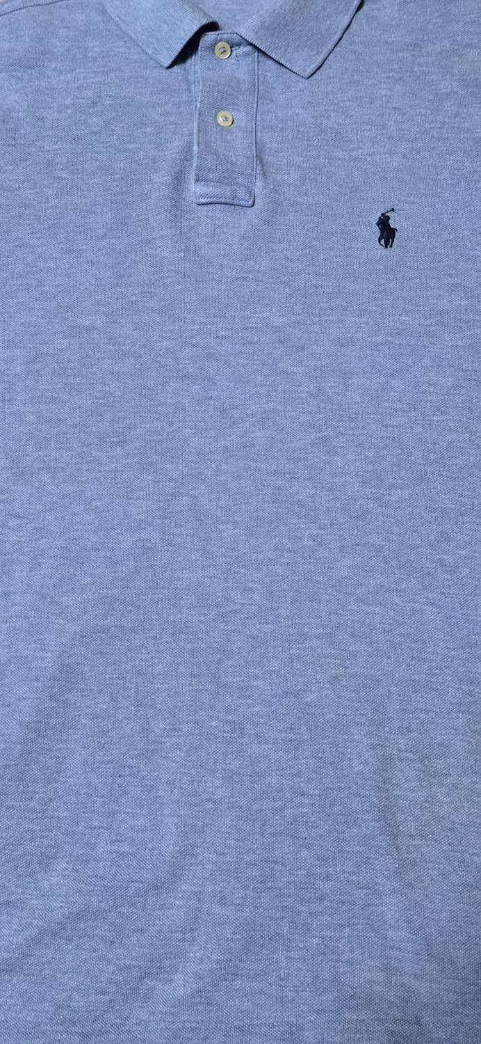 폴로 랄프로렌 카라티 M 커스텀 슬림핏 하늘색 상품이미지5