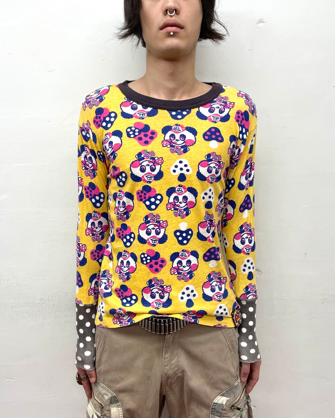 Love Panda Mushroom Yellow Dot Sleeve 상품이미지1
