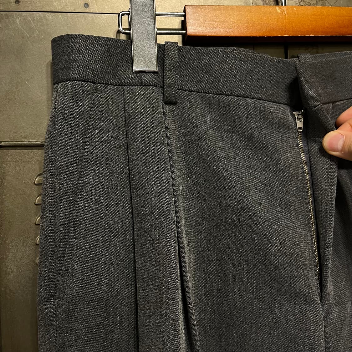 [택포](상의105,하의32) 호웰 오버핏 울 수트 챠콜 상품이미지6