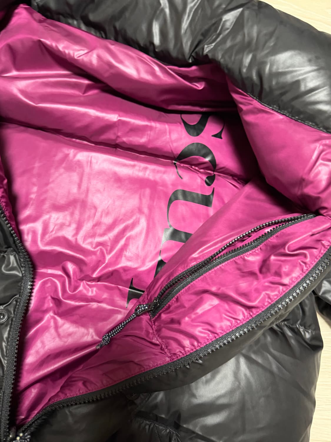 스컬프터 리버시블 블랙 패딩 상품이미지9