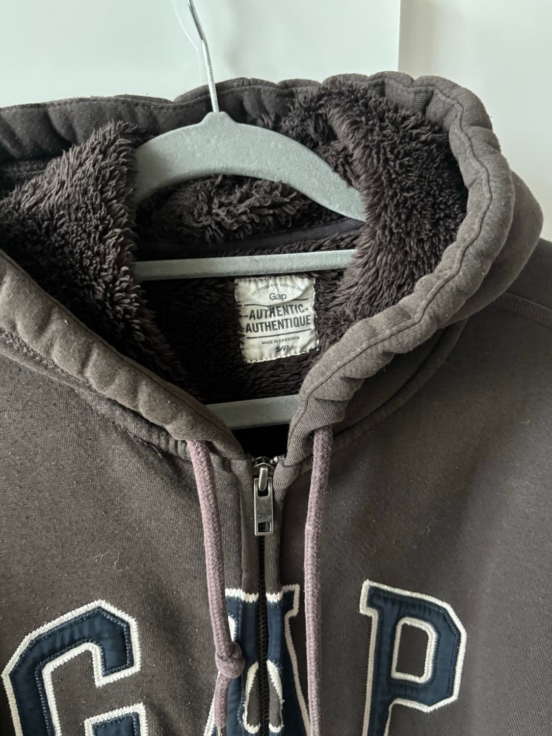 Gap 갭 브라운 울프죠 후드집업 상품이미지2