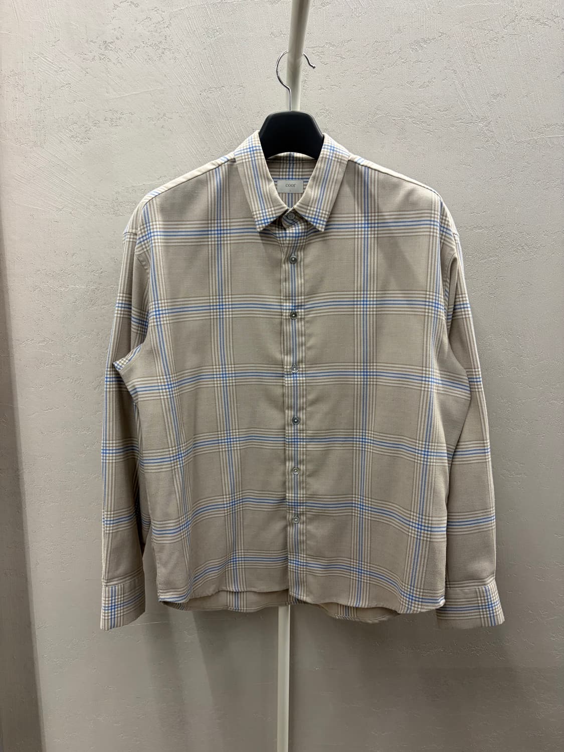 Coor 쿠어 체크 셔츠 L 상품이미지2