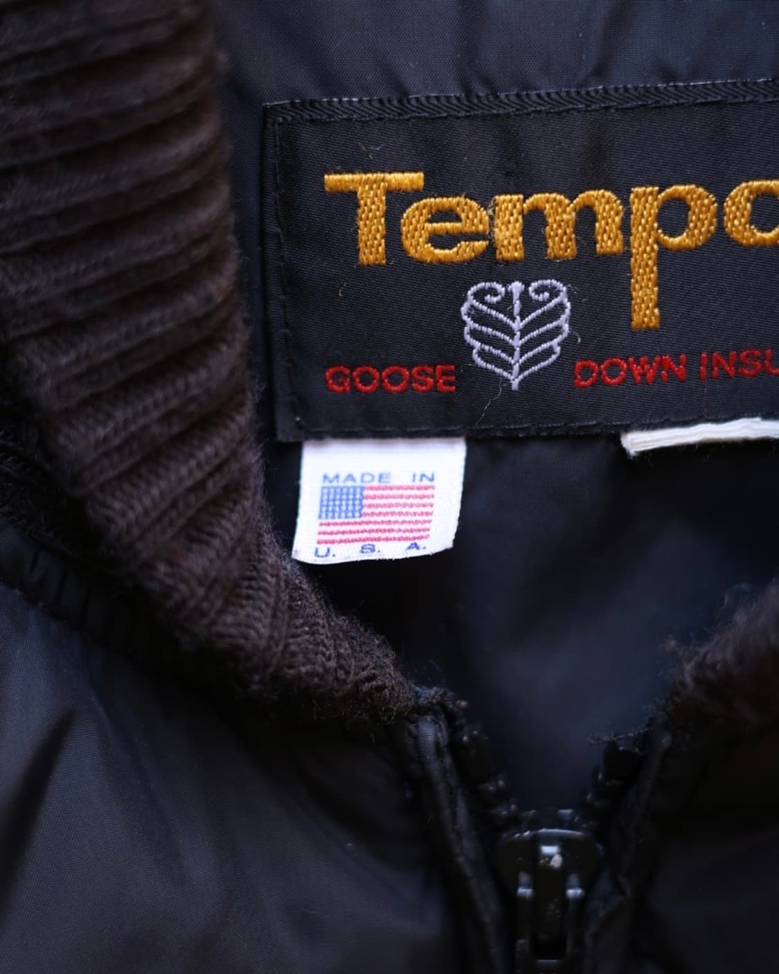 템포(tempco) 80s 퀼티드 구스다운 봄버 자켓 상품이미지3