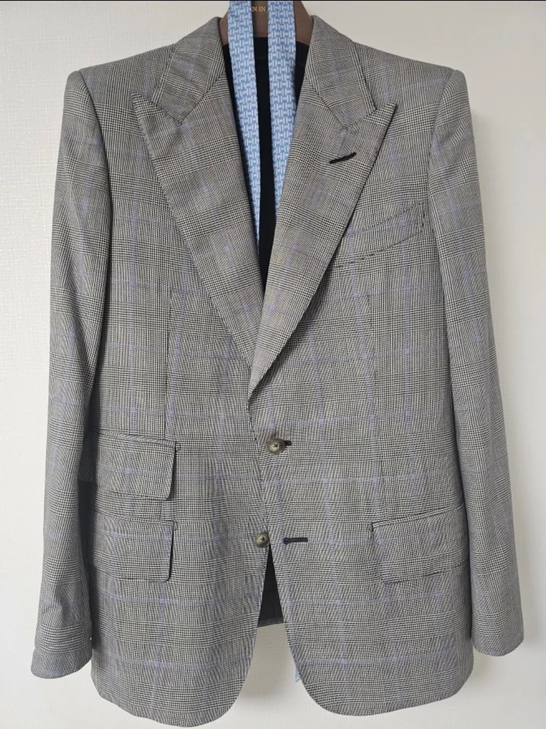 톰포드 체크 블레이저쟈켓(48r/100/에르메스타이포함) 상품이미지1