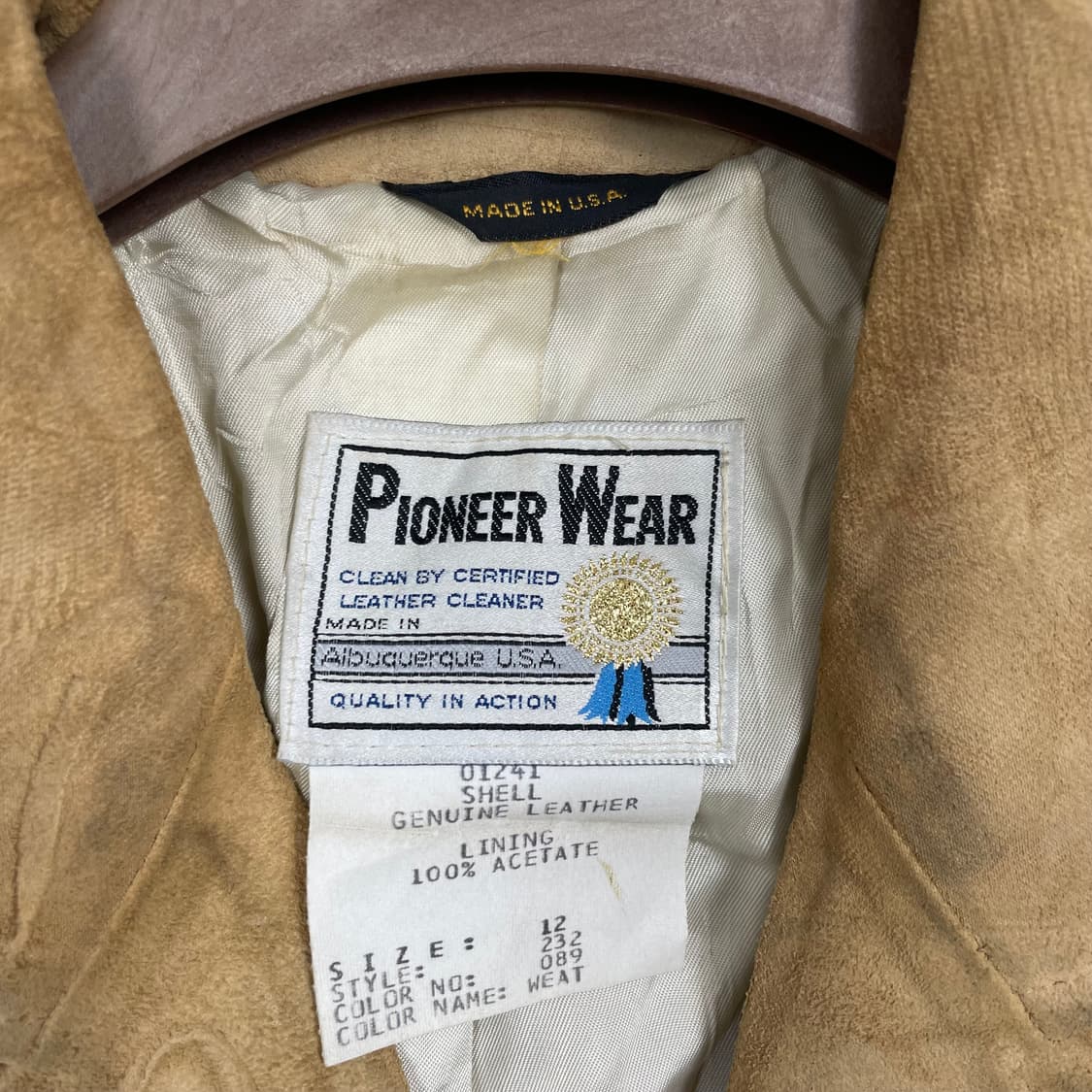 Pioneer Wear USA 프린지 리얼레더 자켓  상품이미지6