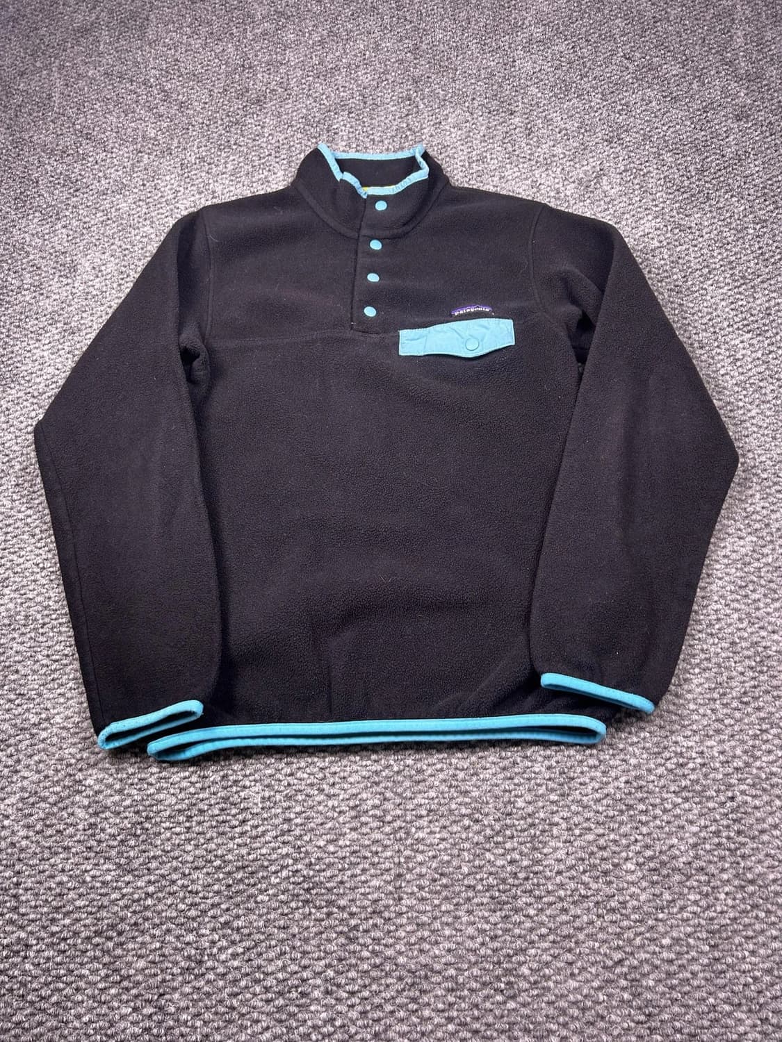 10s 파타고니아 신칠라 스냅-T 블랙/민트 니카라과 상품이미지1