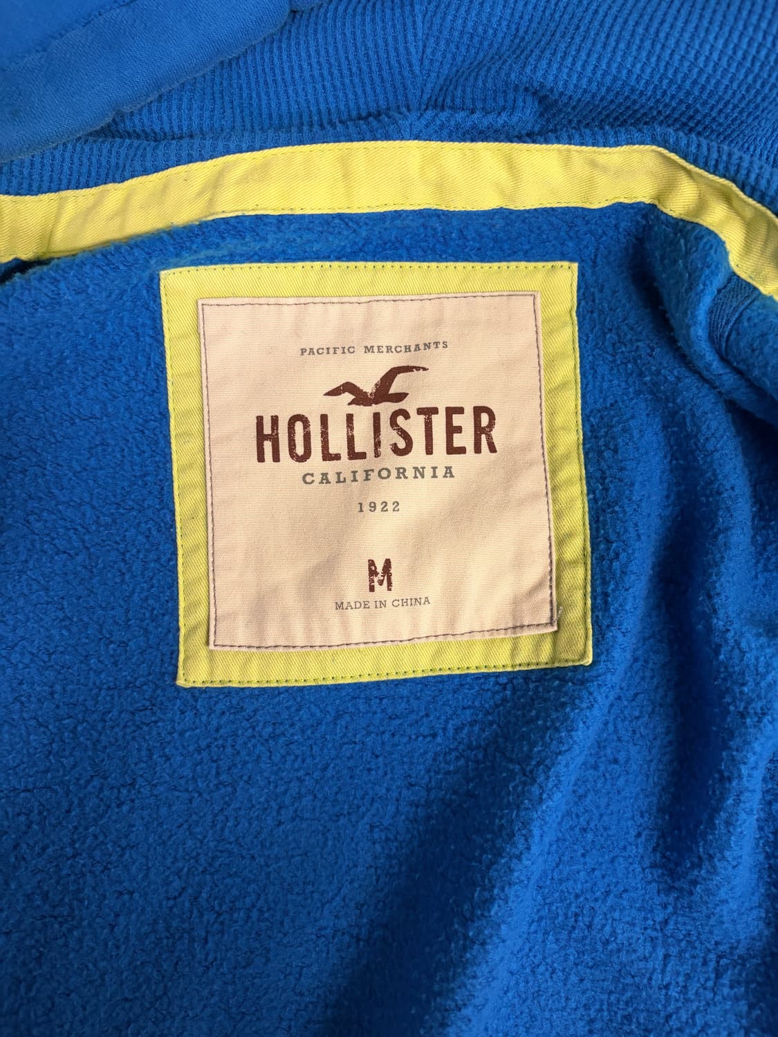 (정품/M)홀리스터 후드집업 블루 a1 상품이미지4