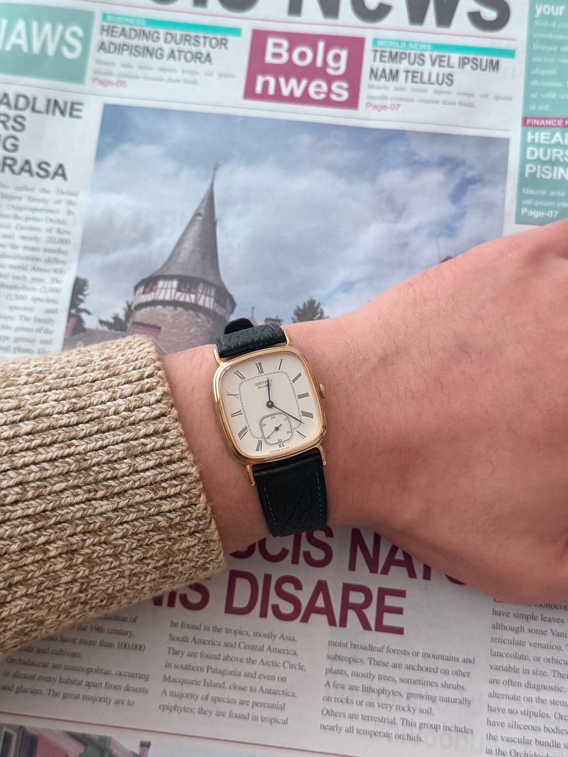 Seiko 세이코 스퀘어 쿼츠 스모세코 상품이미지5