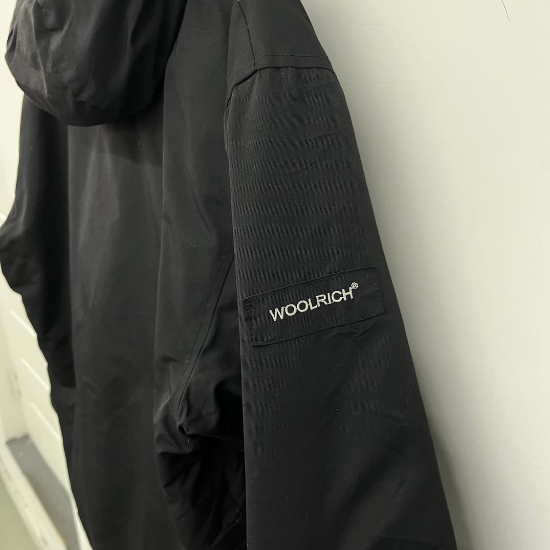 울리치 블랙 후드 패딩 점퍼 여XL 상품이미지8