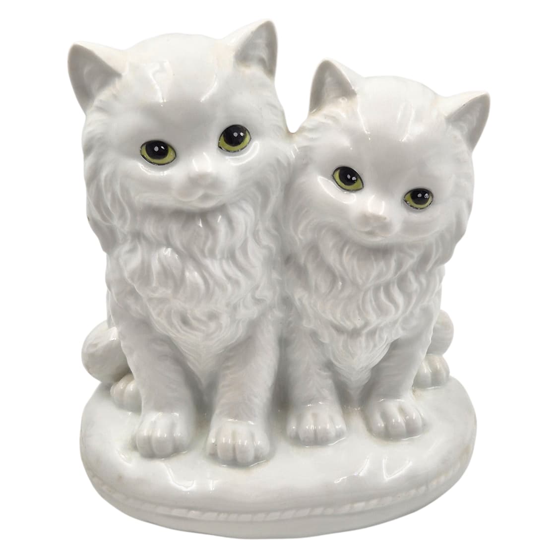 80s 이탈리아 드먼 포셀린 페르시안 고양이 램프 상품이미지4