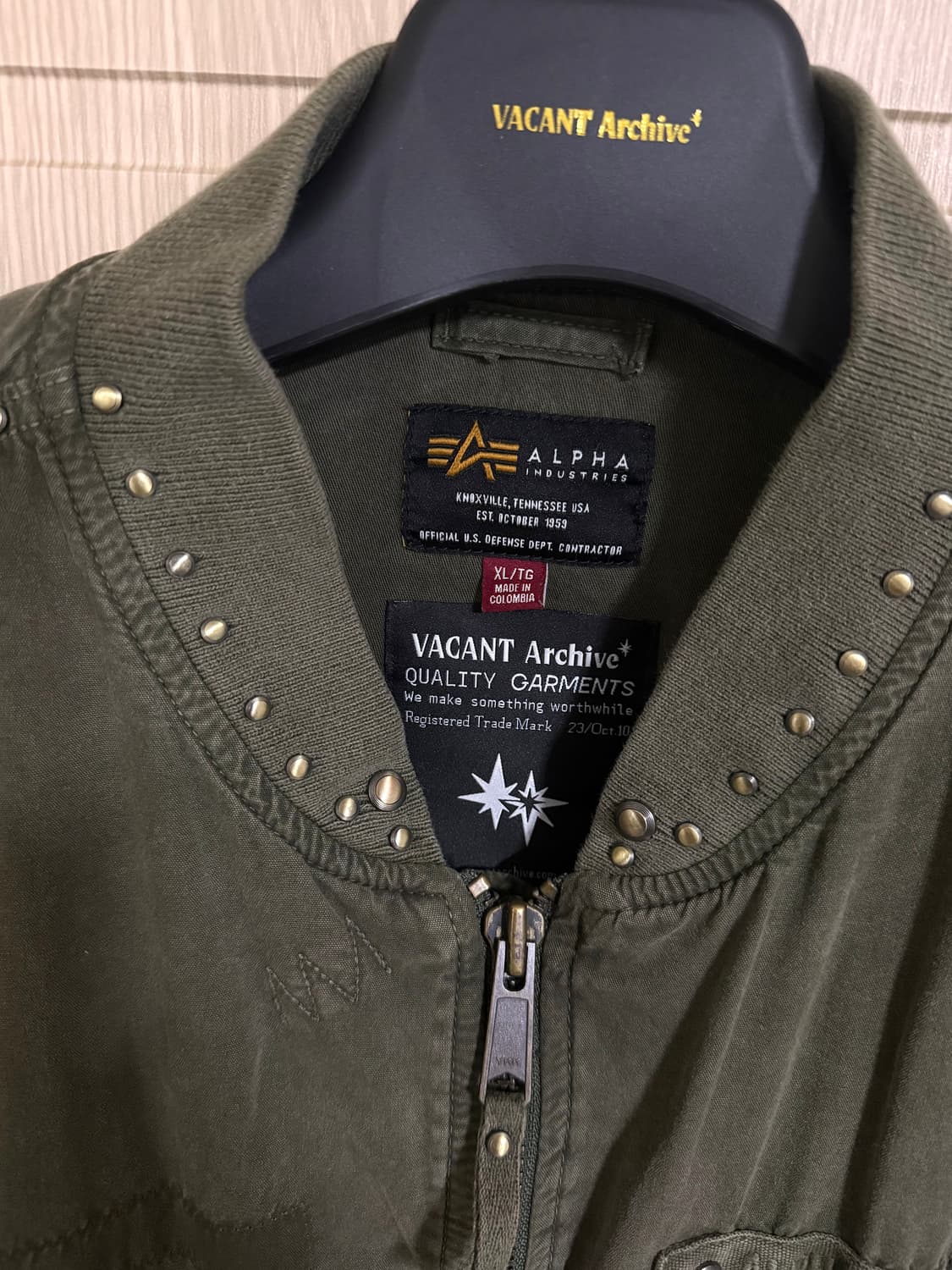 베이컨트 아카이브 x 알파인더스트리 플라이트 자켓 상품이미지6