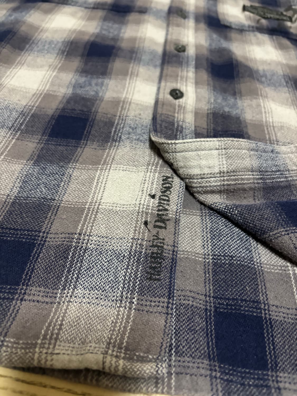 Harley davidson check shirt 상품이미지3