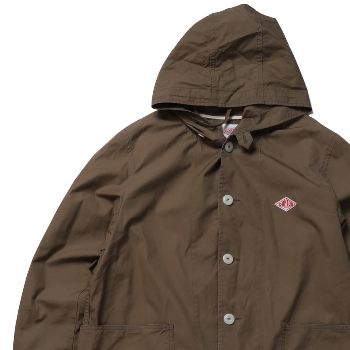 단톤 DANTON Button Hoodie Half Coat    상품이미지2