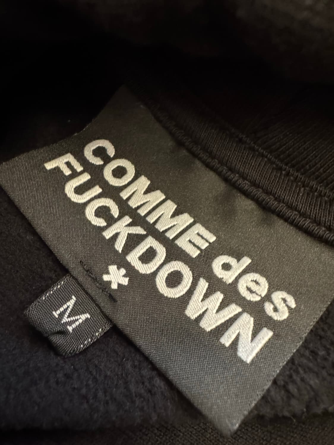 꼼데퍽다운 후드 상품이미지3