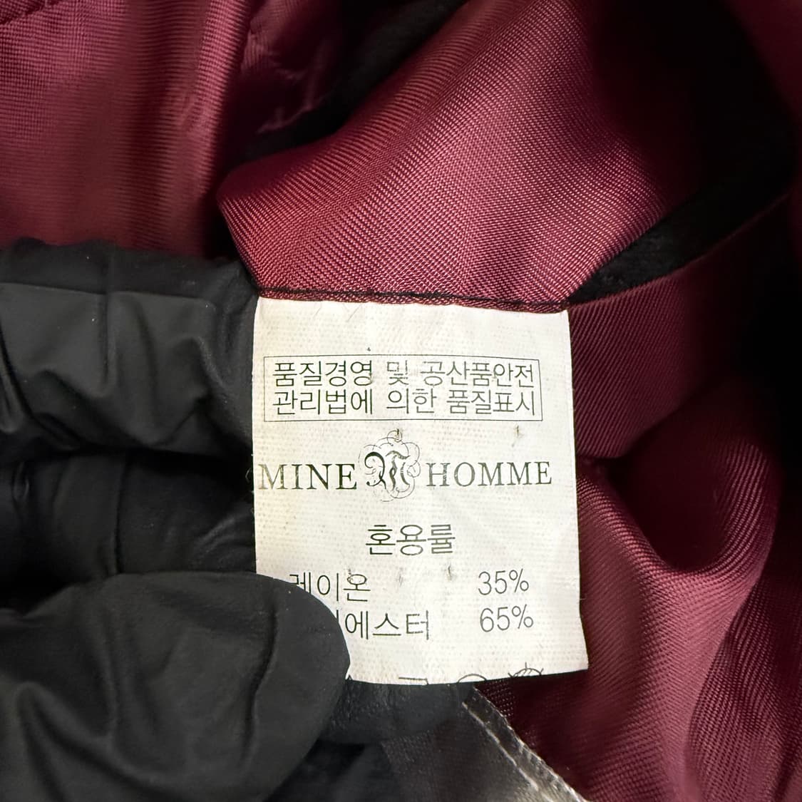 100 마인옴므 싱글 코트 0227T 상품이미지4