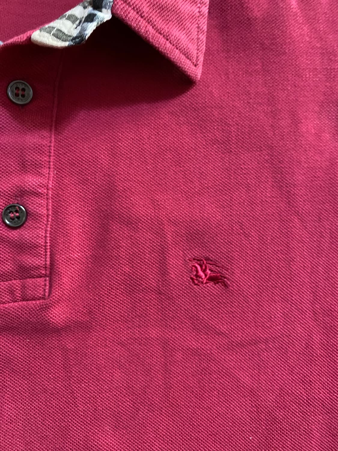 버버리 체크 카라티 XL (105) 상품이미지3