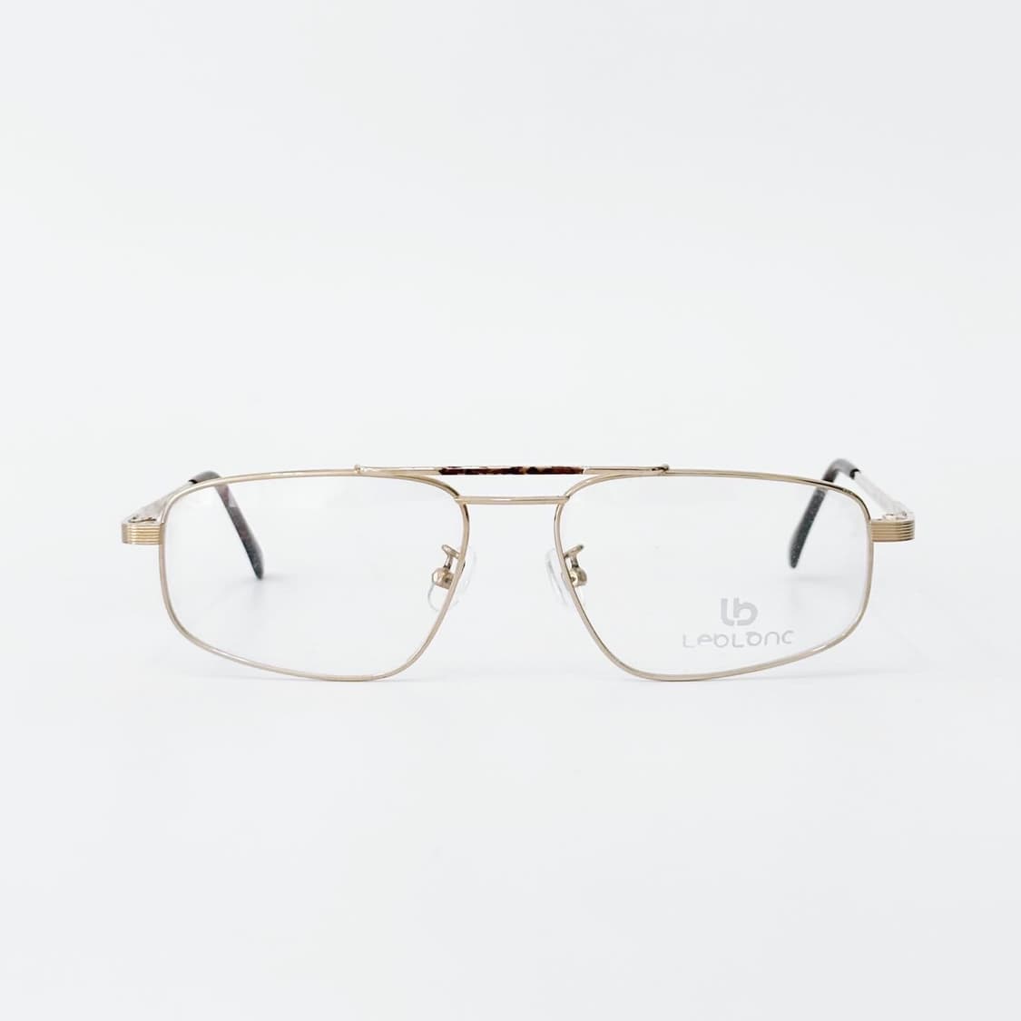 LEBLANC 골드 레오파드 브릿지 데드스탁 빈티지안경 상품이미지1