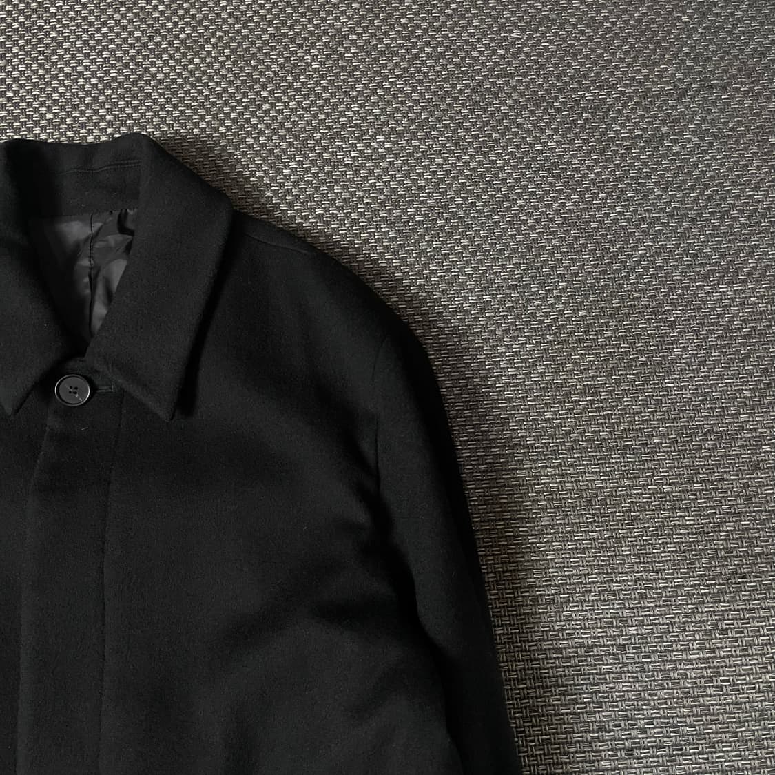 드로우핏 블랙 울 롱 맥코트 XL 상품이미지3