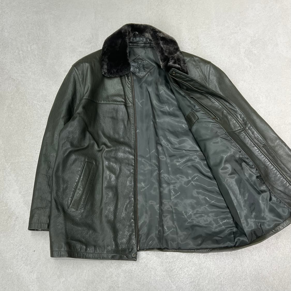 입생로랑 양가죽 퍼자켓 s09978 상품이미지3