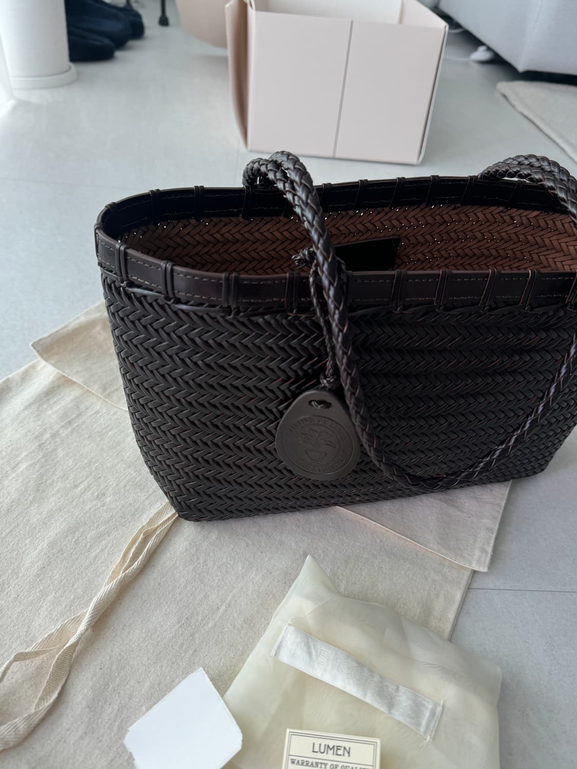 아뜰리에드루멘 트위그백 브라운 상품이미지2