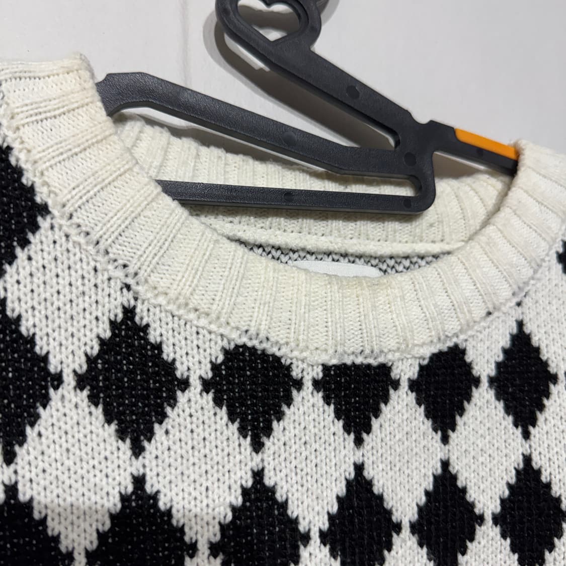 Fetch  체커 크루넥 니트 XL 상품이미지3