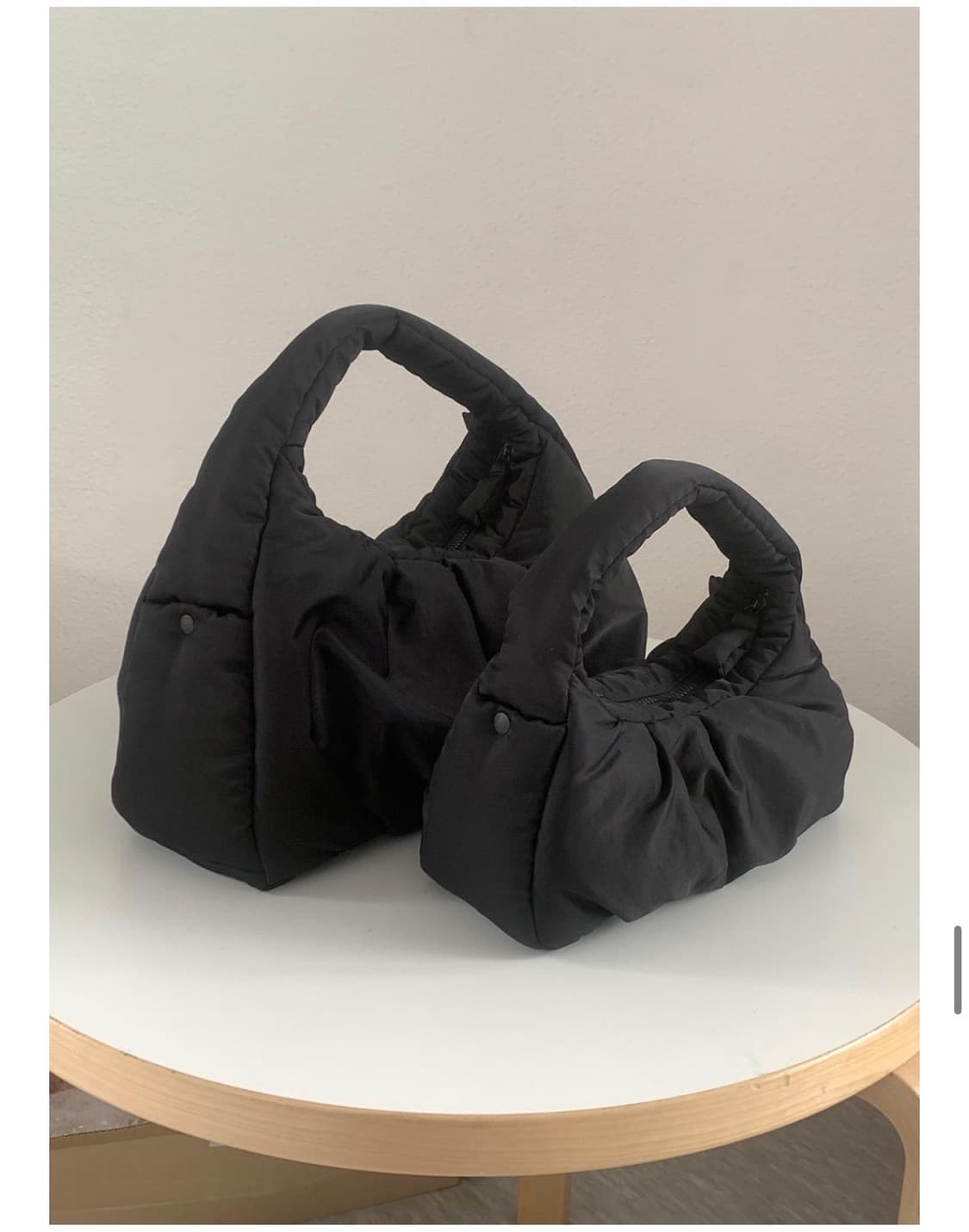 haag 헤이그 덤플링백 블랙 라지 상품이미지2