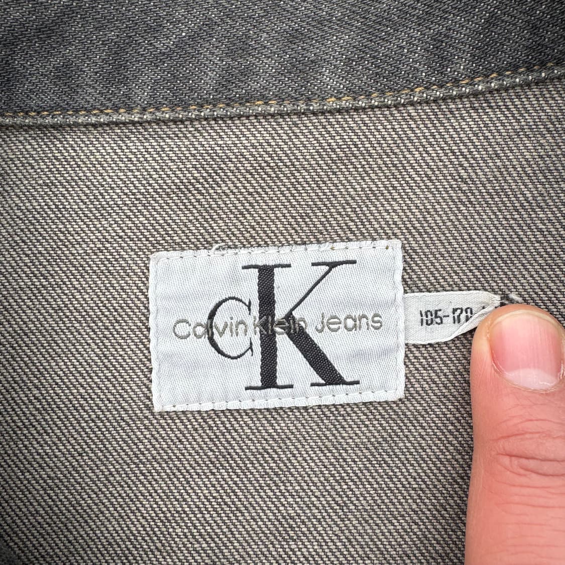 [L~XL] CK 켈빈클라인 11mjz 데님 트러커 자켓 상품이미지10