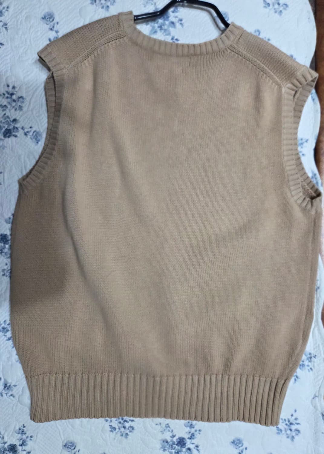 가슴100)폴로 랄프로렌 브이넥 니트 베스트 베이지 상품이미지5