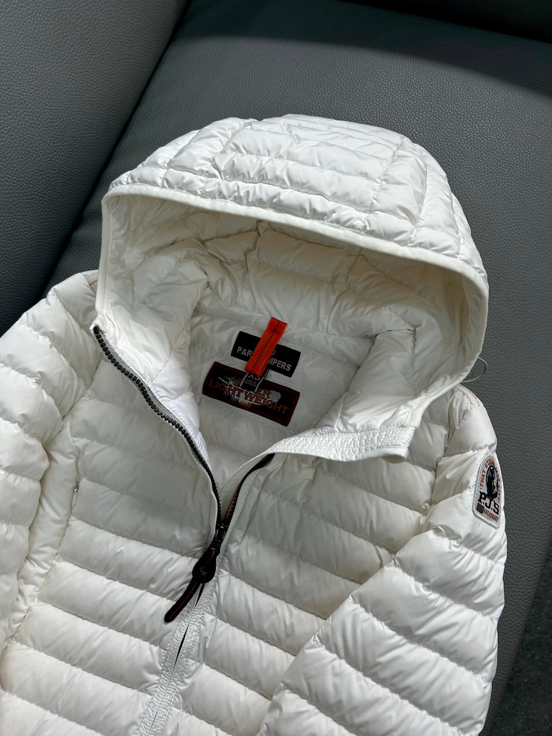 파라점퍼스 아이린 퀼팅 화이트 롱 경량 다운패딩(XS) 상품이미지6