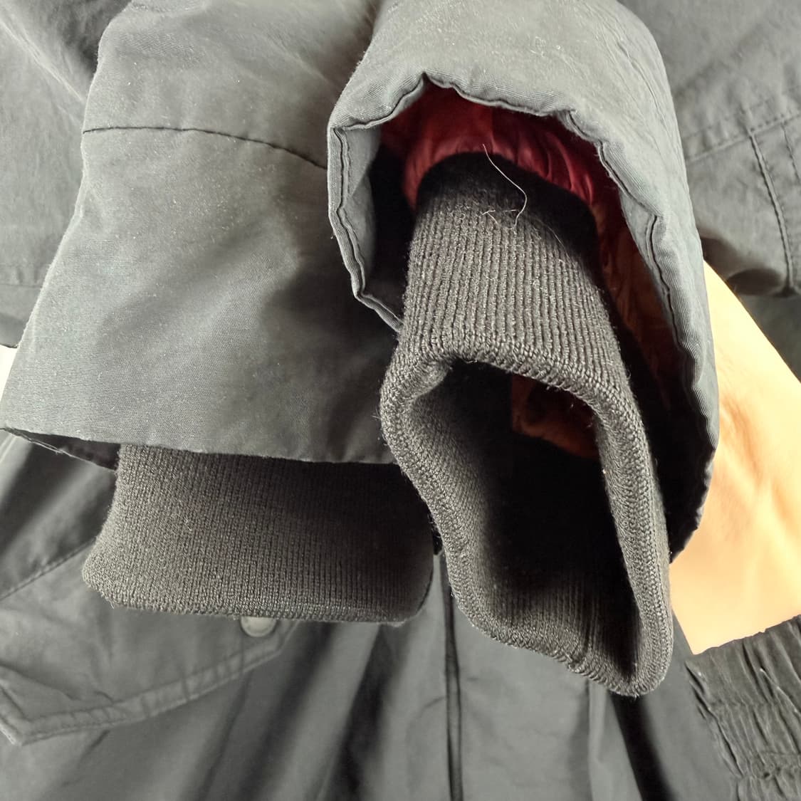 (38) 코오롱 X 럭키슈에뜨 구스다운 롱패딩 블랙 상품이미지3