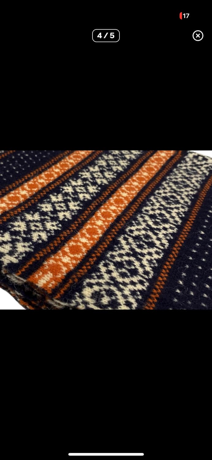 fair isle knit muffler 상품이미지4