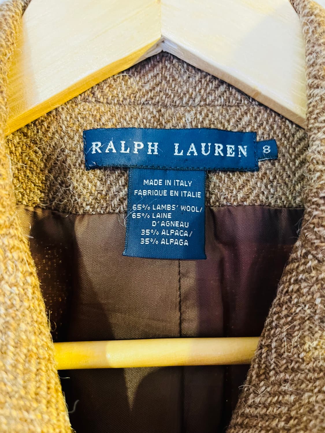 랄프로렌 울 알파카 트위드 자켓(이탈리아제) 상품이미지2