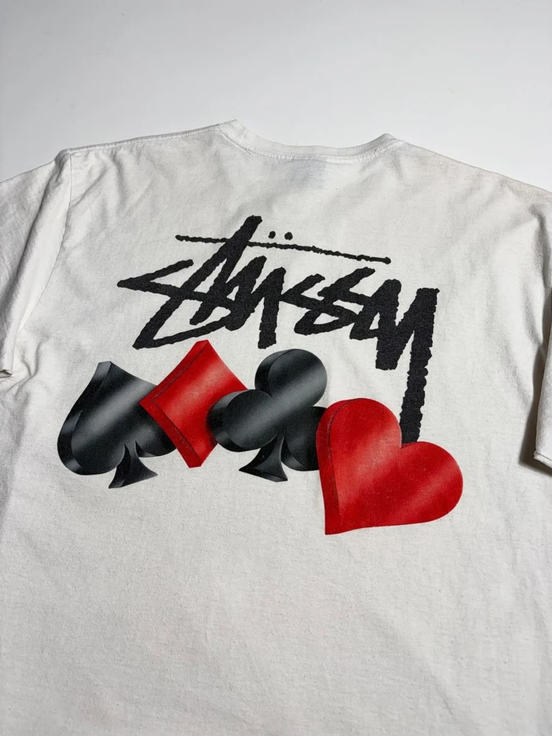 스투시 STUSSY 수트 코튼 반팔 티셔츠 R1690 상품이미지2