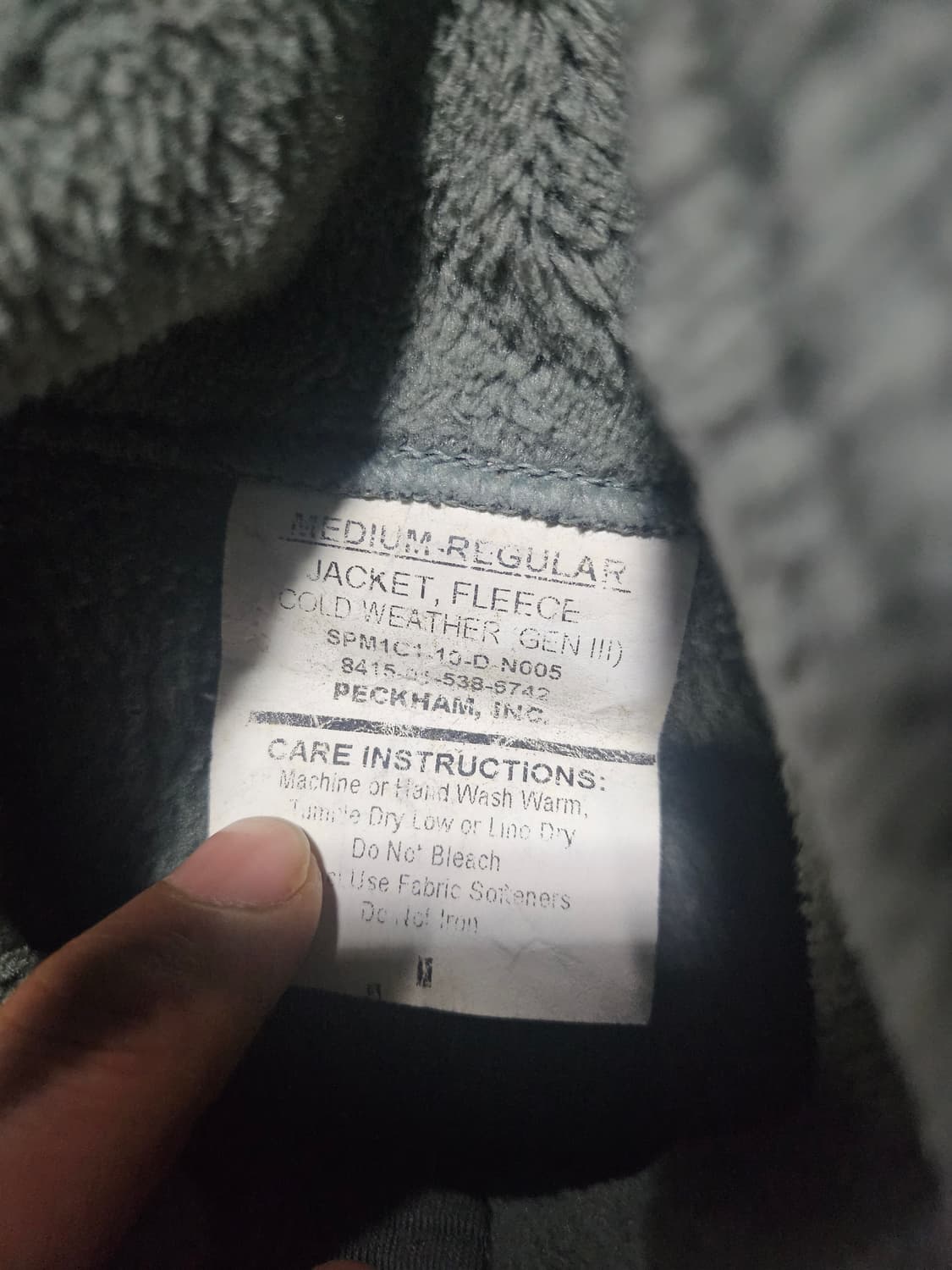 미군오리지날 프로마로프트.젠3폴라텍 셋 미듐 상품이미지6