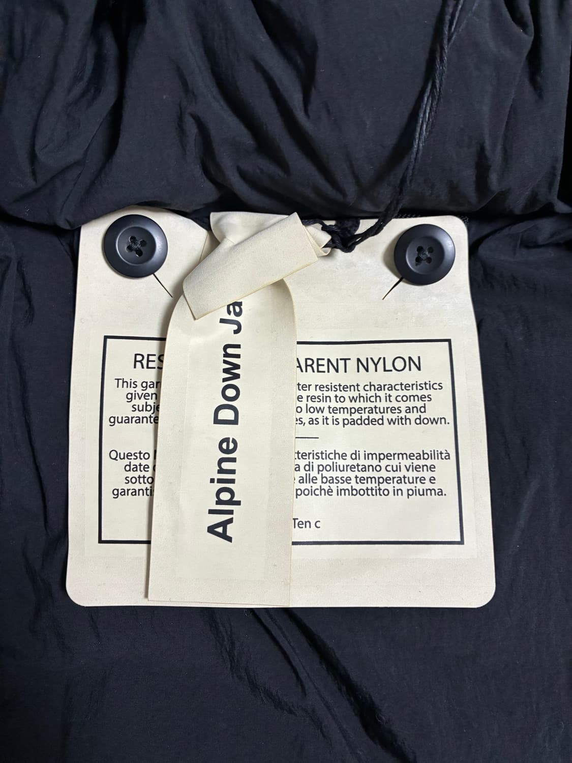 (48) Ten c alpine down  텐씨 알파인 다운 블랙 상품이미지4