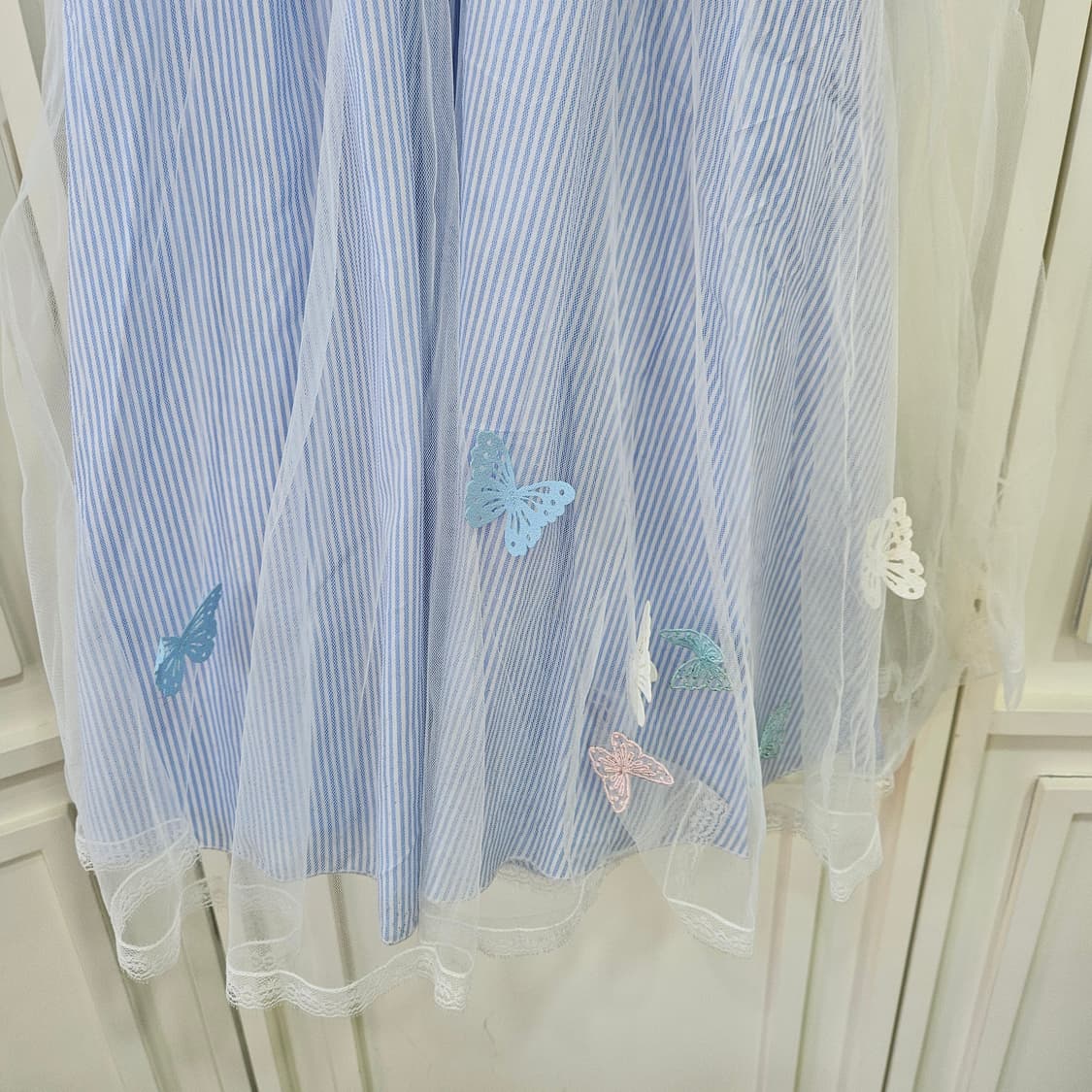 시크릿허니(Secret Honey) 버터플라이 튤 원피스 상품이미지2