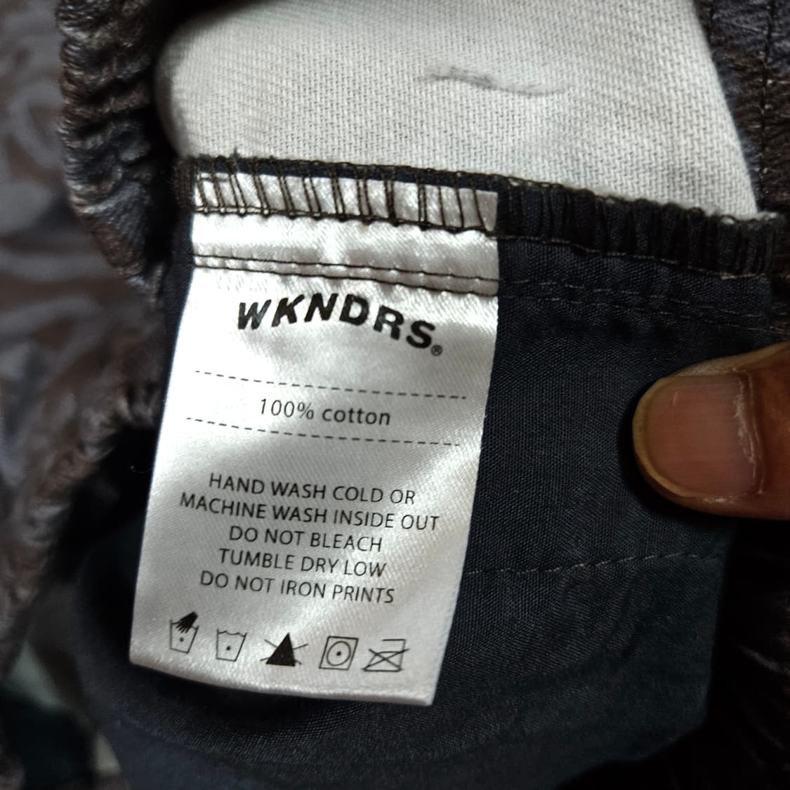 위캔더스(WKNDRS) 포이즌 밴딩 팬츠 L size 상품이미지7