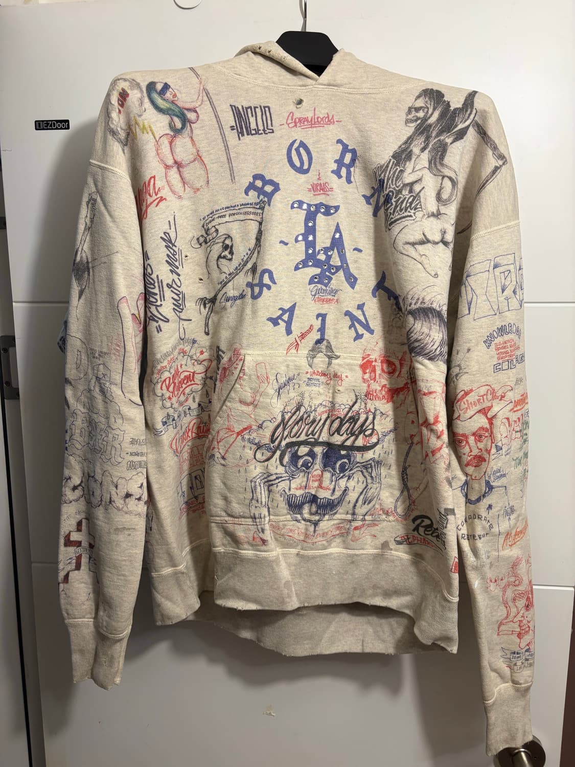 세인트 마이클스 본앤레이즈드 콜라보 후드 상품이미지2