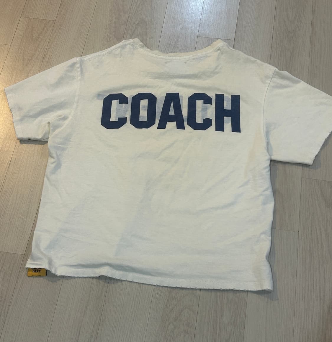 갤러리 디파트먼트 스튜던트 코치 리버시블 티셔츠 아카이벌 화이트 상품이미지2