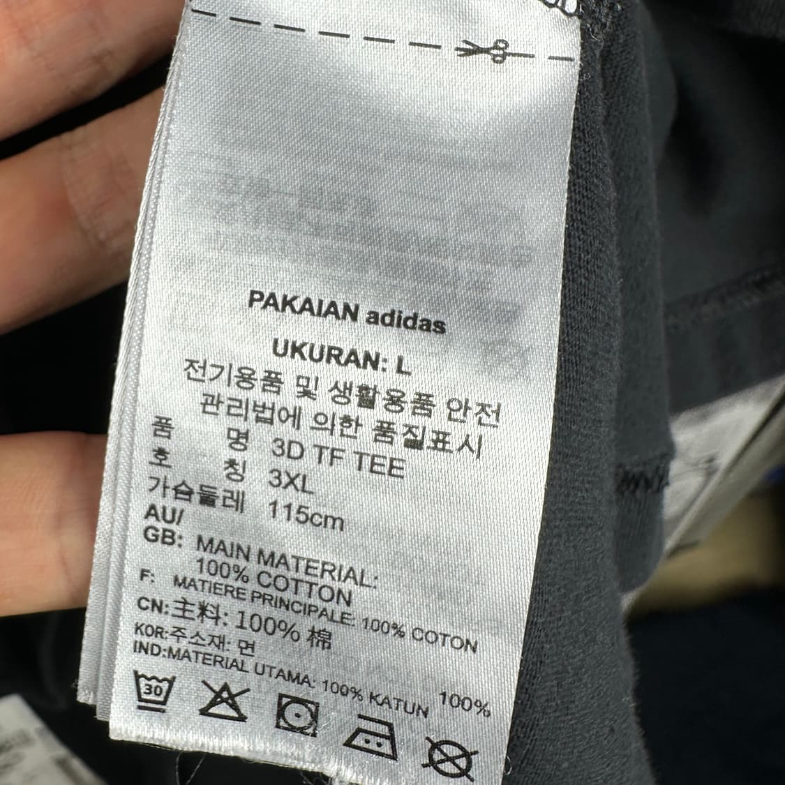 아디다스 블랙 반팔티 115 상품이미지4
