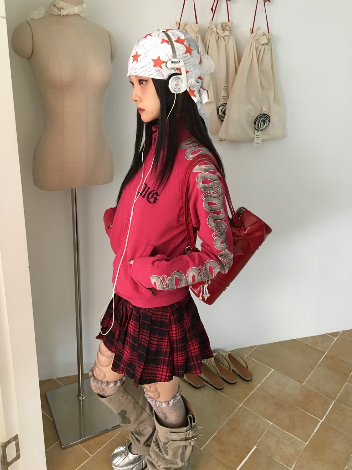 히스테릭글래머 스네이크 자켓 상품이미지1