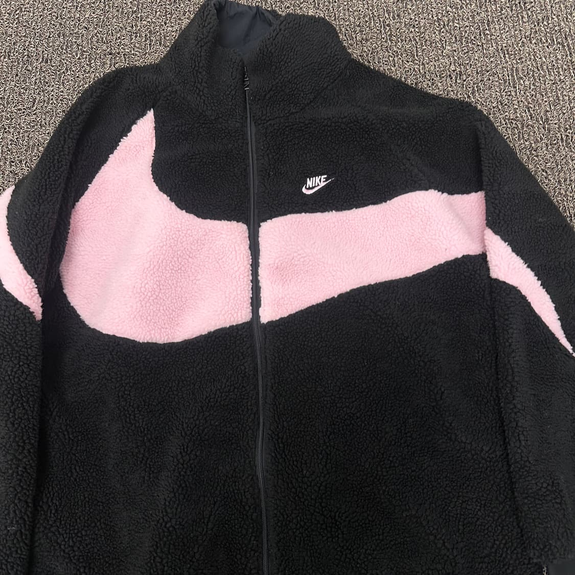 NIKE 나이키 스우시 뽀글이 양면 후리스 자켓 L 상품이미지2