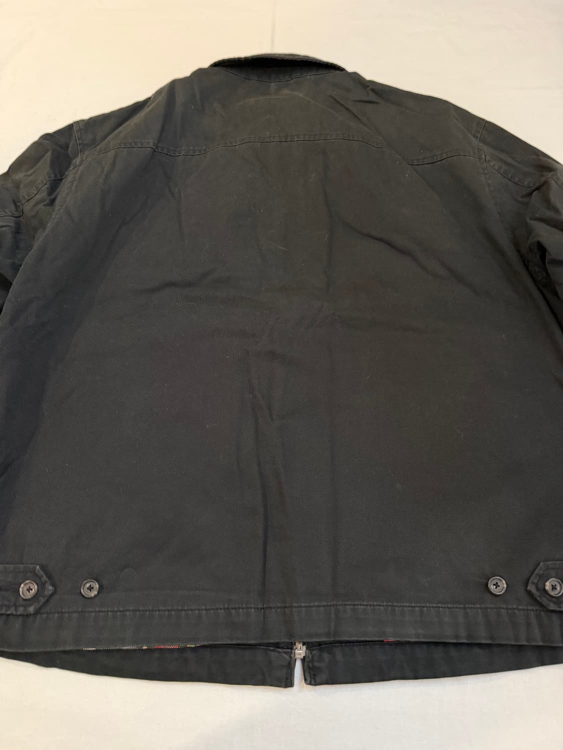 90s 폴로 랄프로렌 체크안감 베이포트 스윙탑 자켓 블랙 상품이미지3