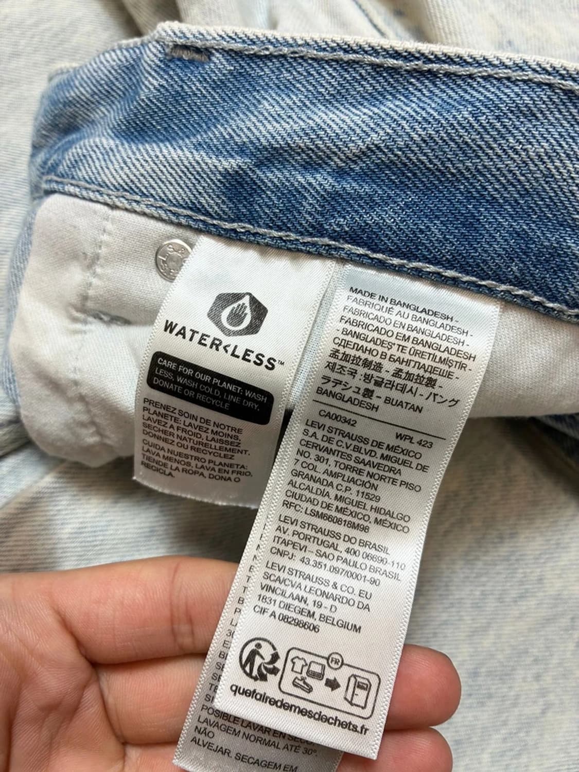 리바이스 00s 실버탭 루즈핏 데님 팬츠 PN8380 상품이미지8
