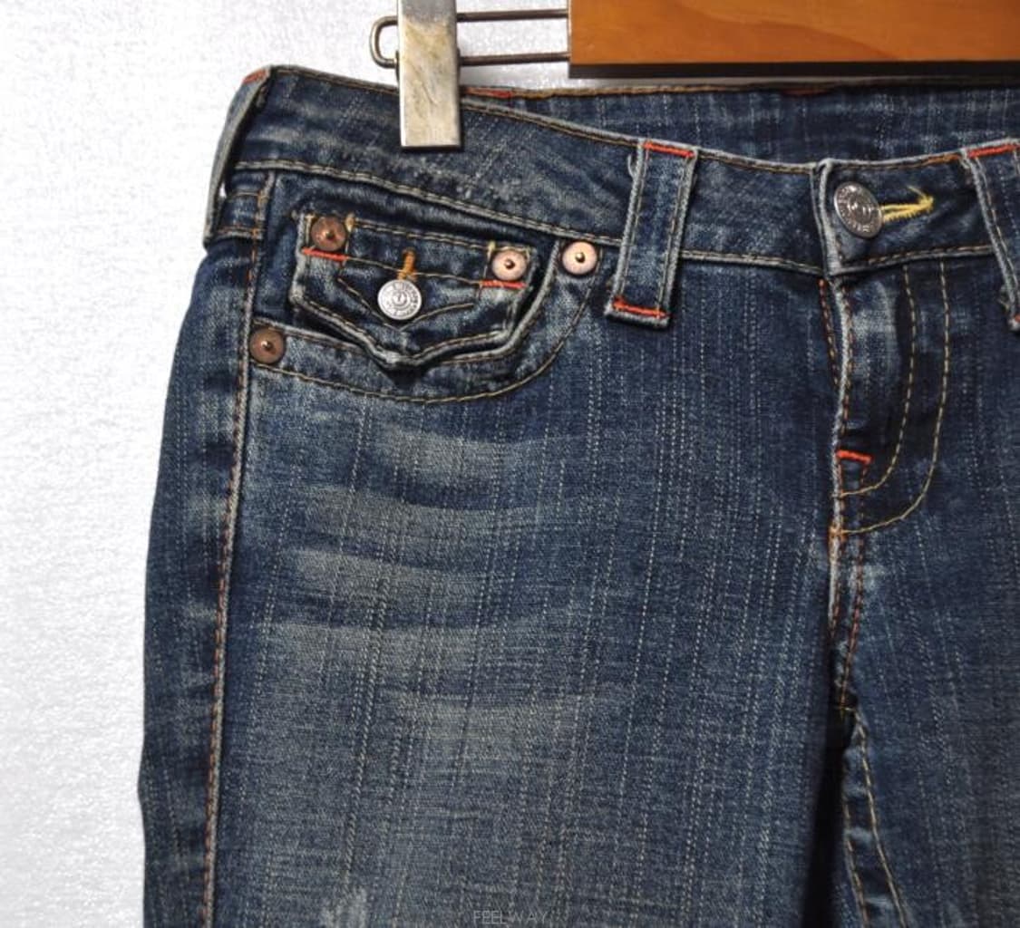 트루릴리젼/여성부츠컷청바지(허리28) 상품이미지5