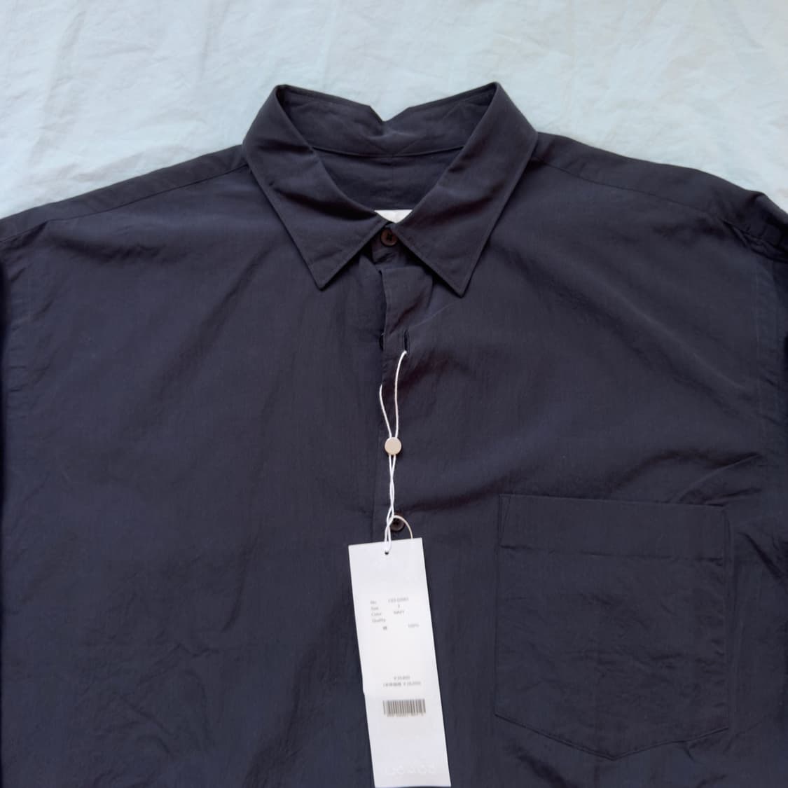 [3] 코모리 25SS 코모리 셔츠 네이비 상품이미지2